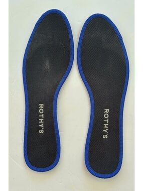 Rothys shoe inserts Sz 8.5 or 8 1/2 blue black woman
